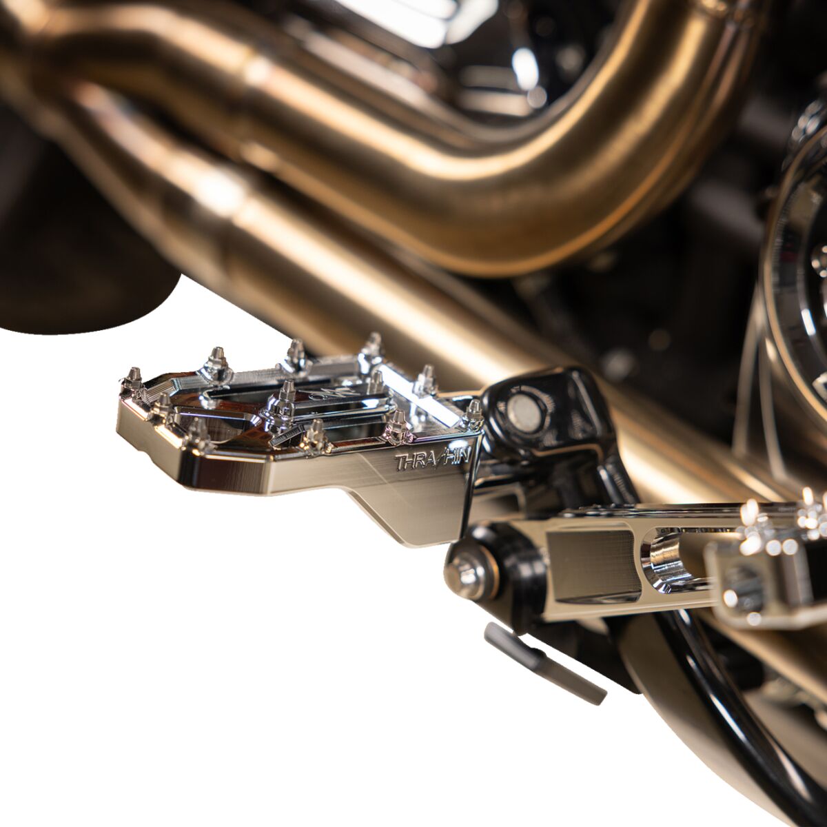 Thrashin Supply Co. Footpegs Aggressor Chrome FOOTPEGS + PARTS Thrashin Supply Co.