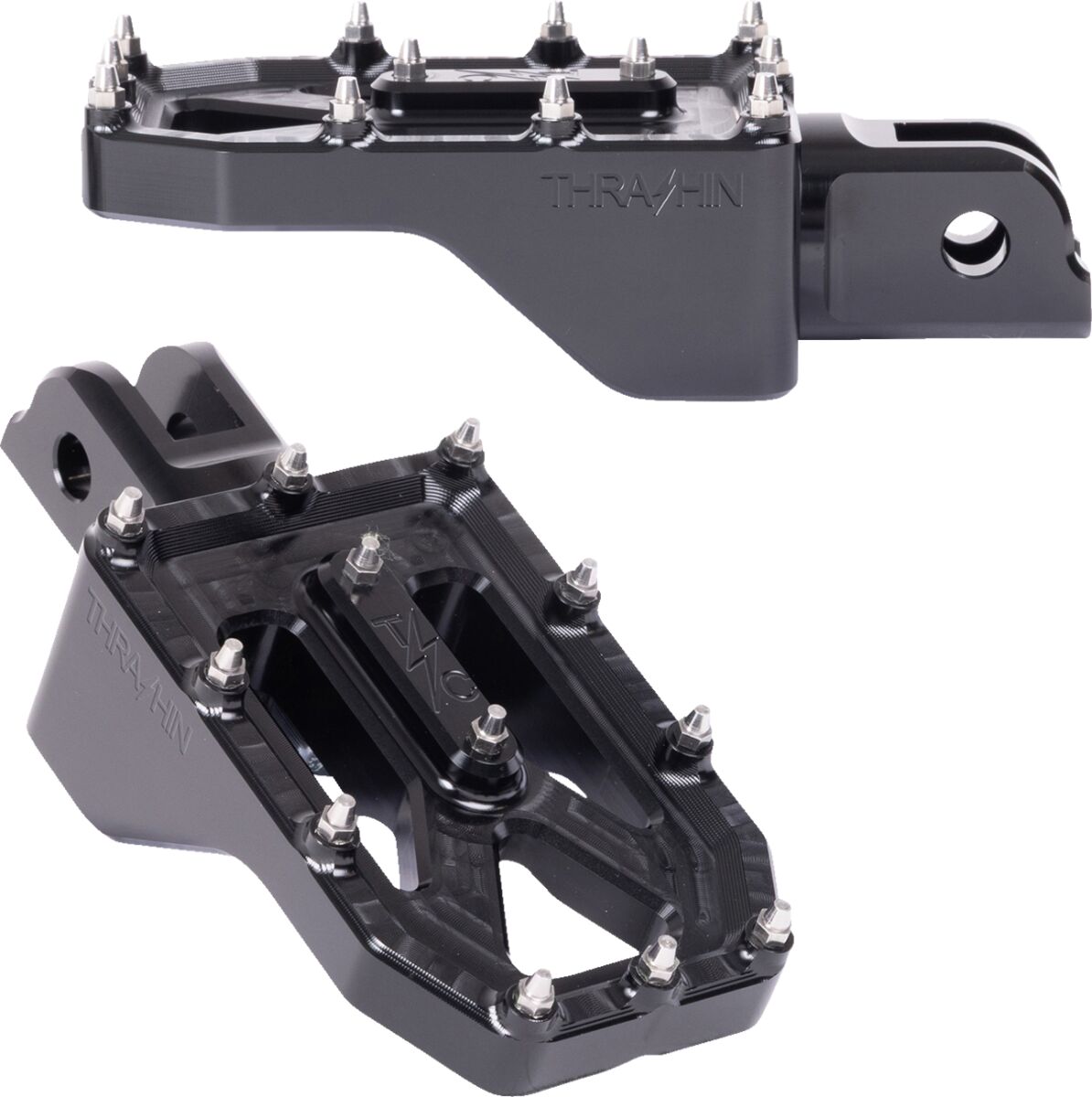 Thrashin Supply Co. Footpegs Aggressor Front M8 So FOOTPEGS + PARTS Thrashin Supply Co.