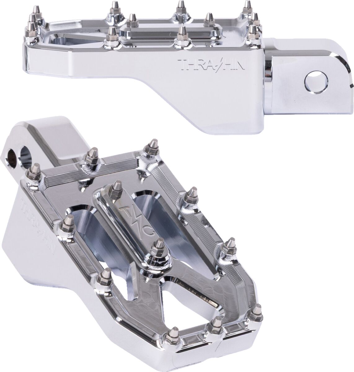 Thrashin Supply Co. Footpegs Aggressor Rear M8 Sof FOOTPEGS + PARTS Thrashin Supply Co.