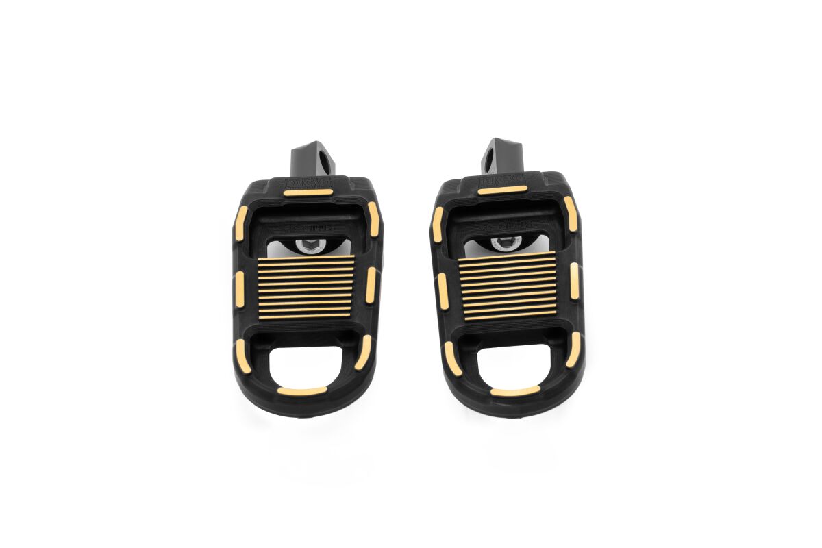 Drag Specialties Footpegs Adjustable Black/Gold FOOTPEGS + PARTS Drag Specialties