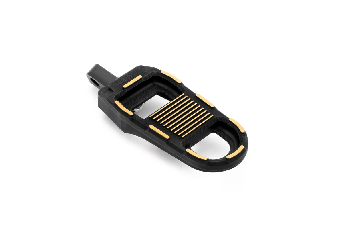 Drag Specialties Footpegs Adjustable Black/Gold FOOTPEGS + PARTS Drag Specialties