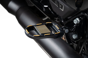 Drag Specialties Footpegs Adjustable Black/Gold FOOTPEGS + PARTS Drag Specialties