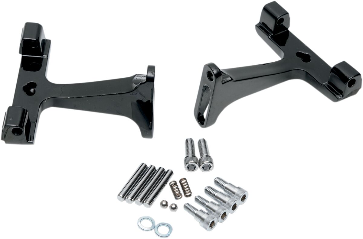 Drag Specialties Mount Pass Ft Brd Blk FLOORBOARDS + PARTS Drag Specialties