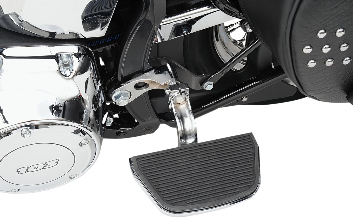 Drag Specialties Passenger Floorboard Mount Kit Chrome Softail 00 17 Floorboards & Parts Drag Specialties