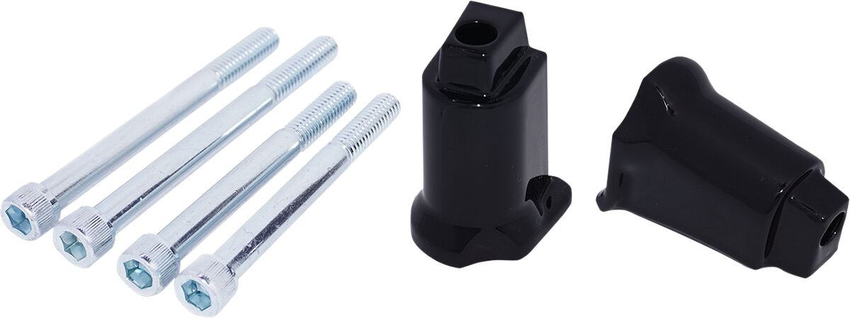 Drag Specialties Passenger Floorboard Mount Gloss Black Floorboards & Parts Drag Specialties