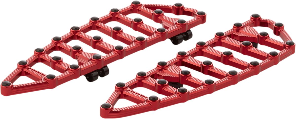 Arlen Ness Ness-MX Floorboards, Red - 18+ Softail Floorboards & Parts Arlen Ness