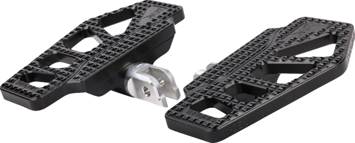 Thrashin Supply Co. Apex Mini Floorboards, Black - 18+ Softail (Front) Floorboards & Parts Thrashin Supply Co.