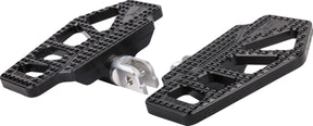 Thrashin Supply Co. Apex Mini Floorboards, Black - 18+ Softail (Front) Floorboards & Parts Thrashin Supply Co.