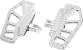 Thrashin Supply Co. Apex Mini Floorboards, Chrome - 18+ Softail (Front) Floorboards & Parts Thrashin Supply Co.