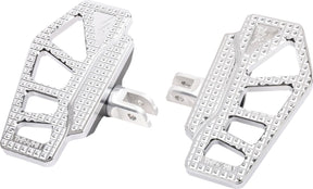 Thrashin Supply Co. Apex Mini Floorboards, Chrome - 18+ Softail (Front) Floorboards & Parts Thrashin Supply Co.