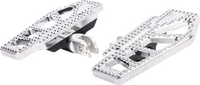 Thrashin Supply Co. Apex Mini Floorboards, Chrome - 18+ Softail (Front) Floorboards & Parts Thrashin Supply Co.