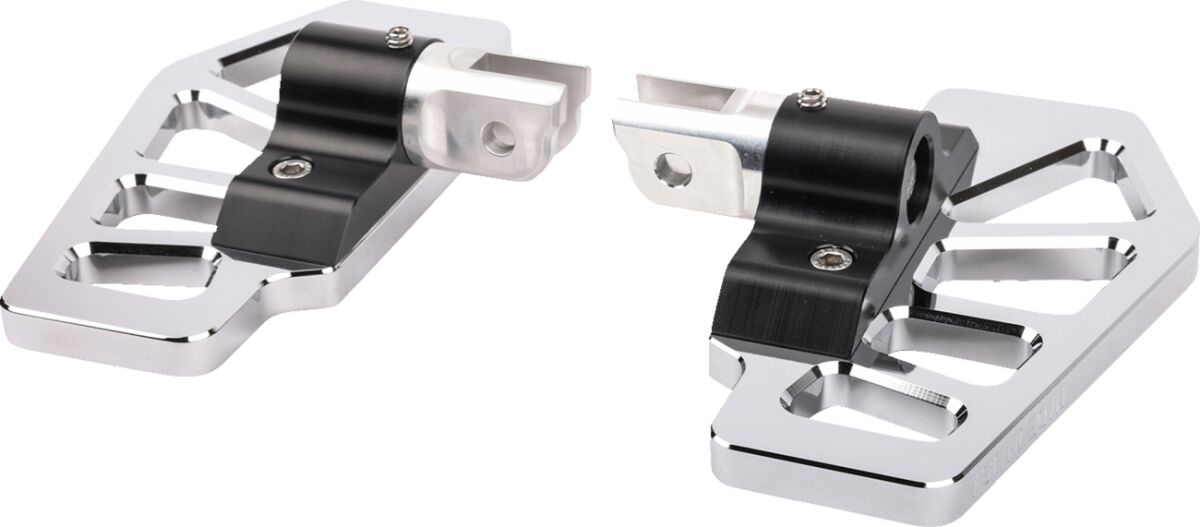Thrashin Supply Co. Apex Mini Floorboards, Chrome - 18+ Softail (Front) Floorboards & Parts Thrashin Supply Co.