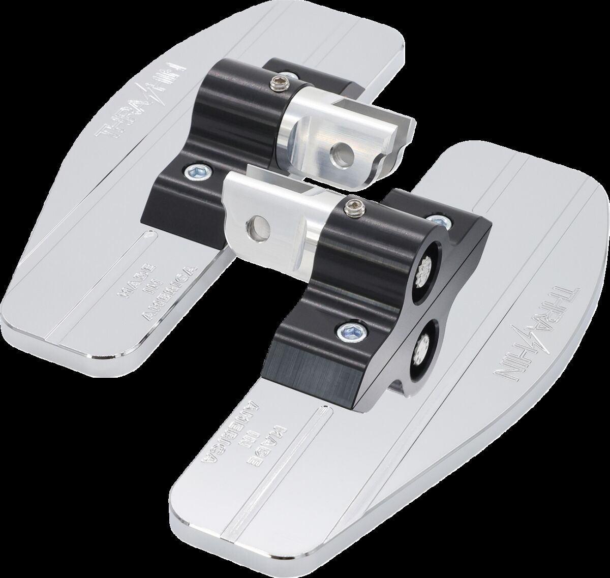 Thrashin Supply Co. Mini Floorboards, Chrome - 94+ Harley Mount Floorboards & Parts Thrashin Supply Co.