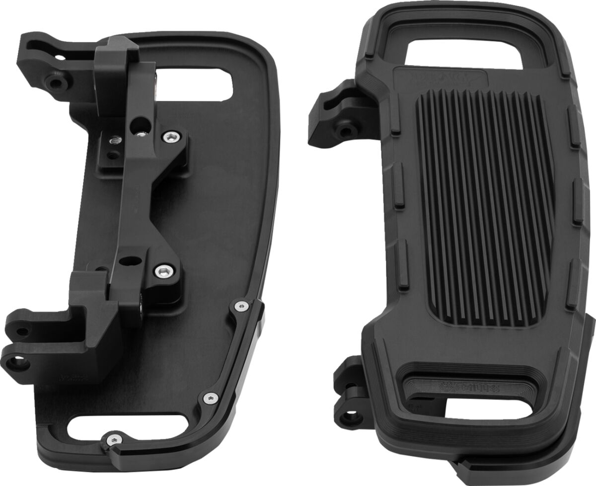 Drag Specialties Floorboard Adjustable Width Bl FLOORBOARDS + PARTS Drag Specialties