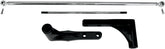 Accutronix Accutronix Extension Plate 6" Forward Control Black Forward Controls& Controls Accutronix