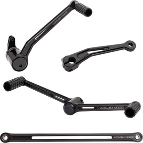 Speedliner Heel/Toe Foot Control Kit, Black - Touring Foot Control Kit Arlen Ness Default Title