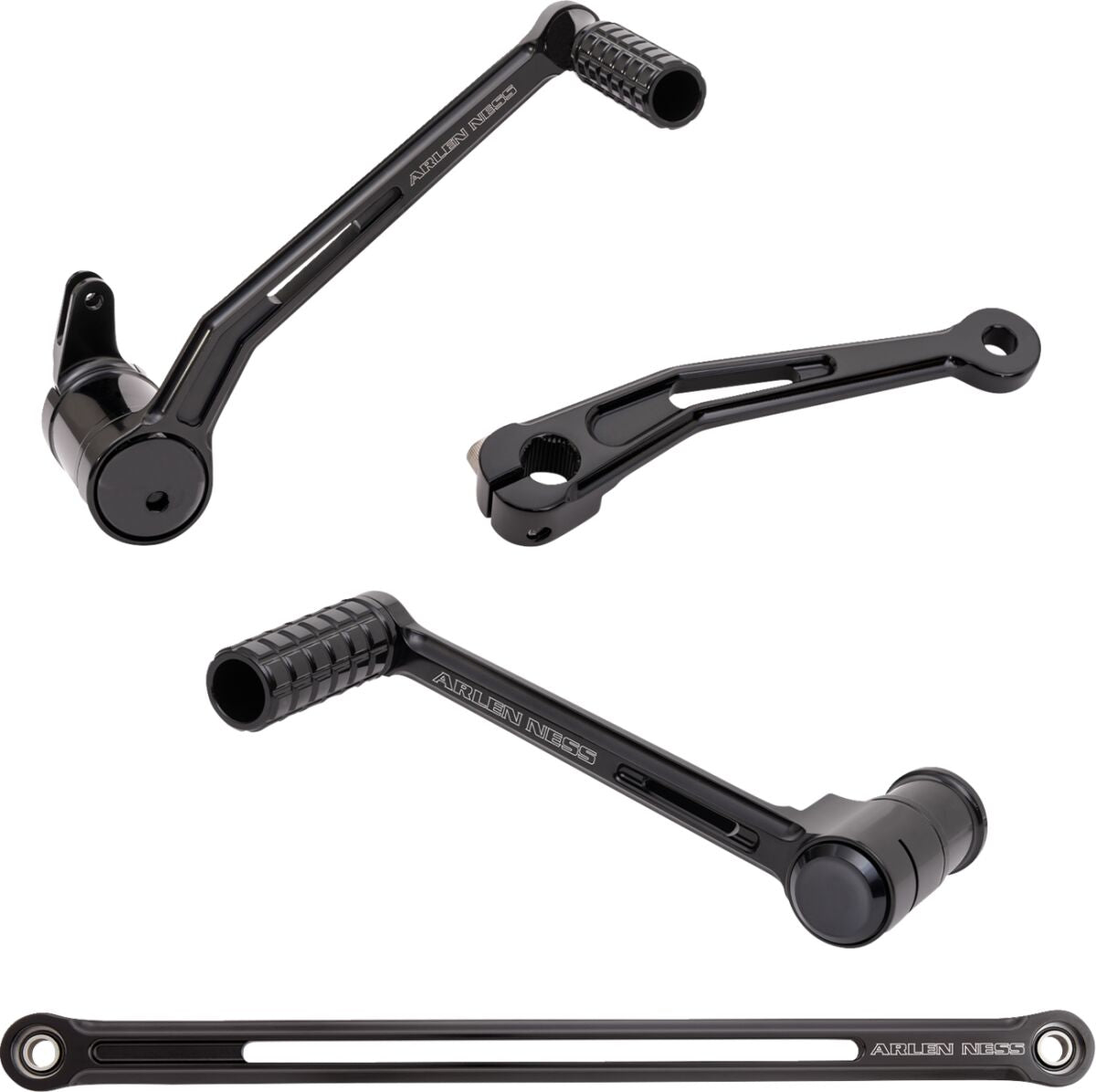 Speedliner Solo Foot Control Kit, Black - Touring Foot Control Kit Arlen Ness Default Title
