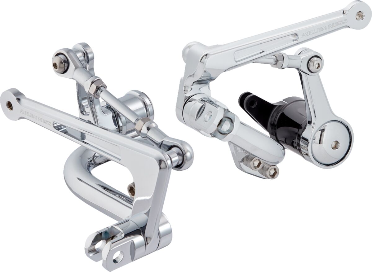 Arlen Ness Mid Control Kit, Bagger Chrome - 24+ Touring Rearsets Arlen Ness