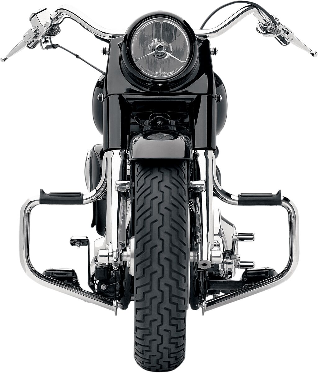 Lindby Highway Bar Built In Rubber Footrest Multibar® / Steel / Front / Natural Chrome Highway Bar & Pegs Lindby
