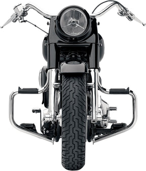 Lindby Highway Bar Built In Rubber Footrest Multibar® / Steel / Front / Natural Chrome Highway Bar & Pegs Lindby