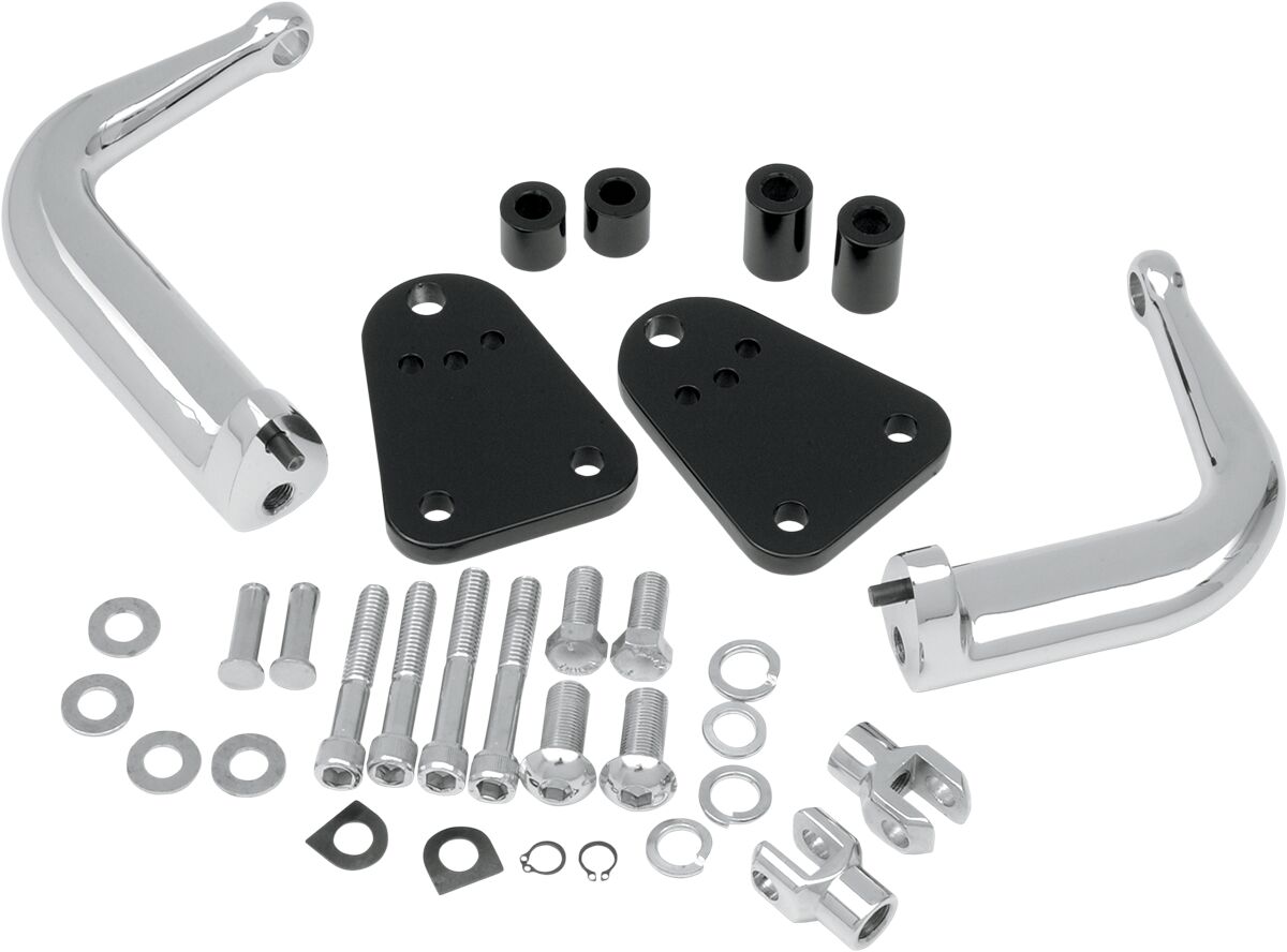 Drag Specialties Adjustable Highway Peg Mount Chrome Highway Bar & Pegs Drag Specialties