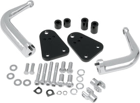 Drag Specialties Adjustable Highway Peg Mount Chrome Highway Bar & Pegs Drag Specialties