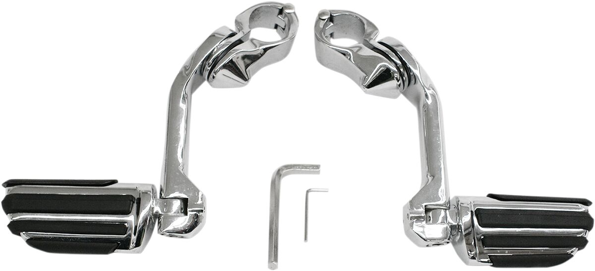 Rivco Products Highway Pegs Mnt Chrome HIGHWAY BARS + PEGS Rivco Products