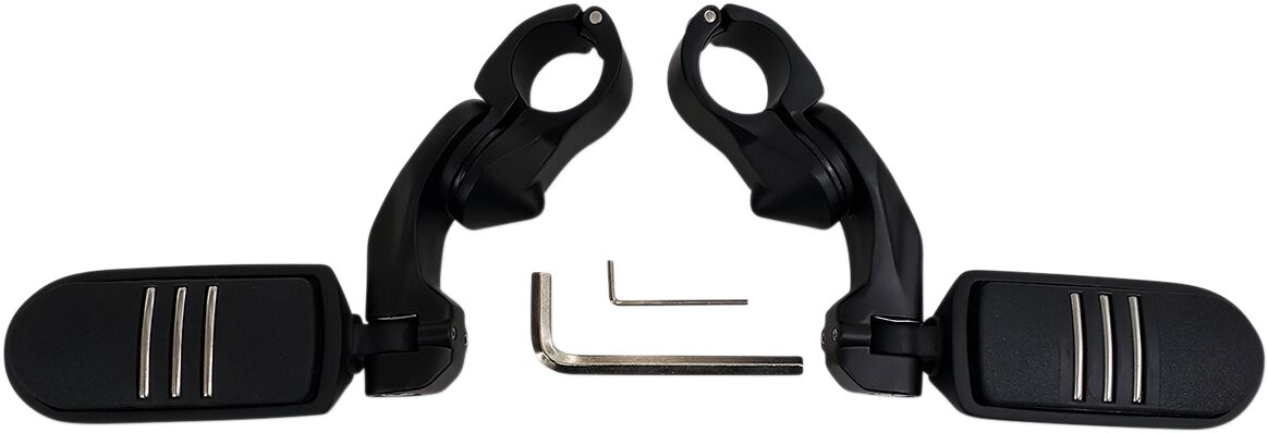 Rivco Products Highway Pegs Mnt Blk HIGHWAY BARS + PEGS Rivco Products
