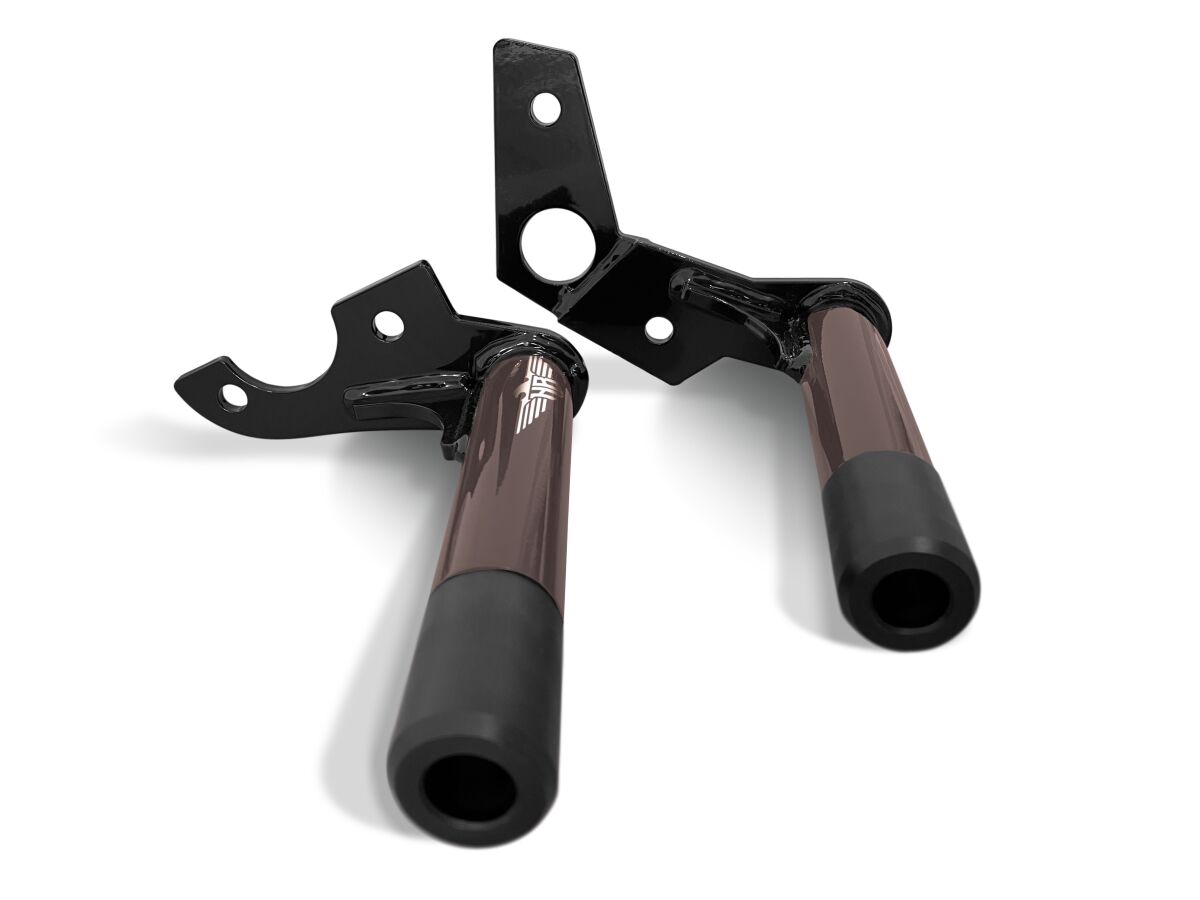 Heinz Bikes Crashbar Passenger Softail M8 HIGHWAY BARS + PEGS Heinz Bikes