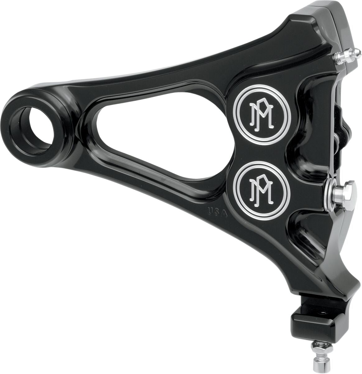 Performance Machine (Pm) Integrated Caliper/Bracket Contrast Cut Brake Calipers With Bracket Performance Machine