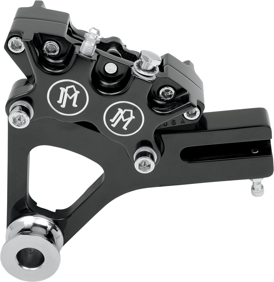 Performance Machine (Pm) Caliper Kit Classic Rear 4 Piston Contrast Cut Brake Caliper Kits Performance Machine