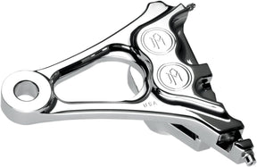 Performance Machine (Pm) Integrated Caliper/Bracket Chrome Brake Calipers With Bracket Performance Machine