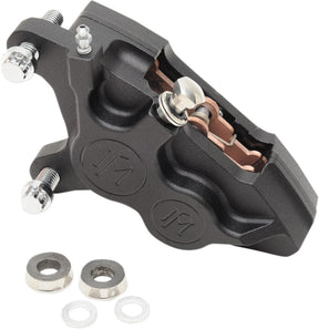 Performance Machine (Pm) Caliper Four Piston Differential Bore Front Left Black Ops Brake Calipers Performance Machine