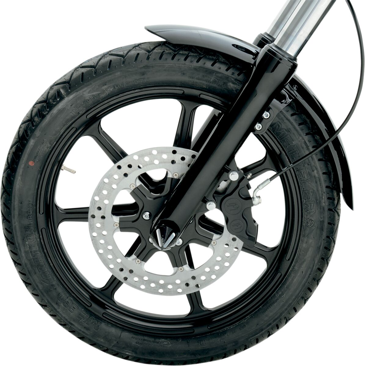 Performance Machine (Pm) Caliper Four Piston Differential Bore Front Left Black Ops Brake Calipers Performance Machine