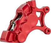 6-Piston Differential Bore Brake Calipers Right, 14" Red Brake Caliper Kits Arlen Ness