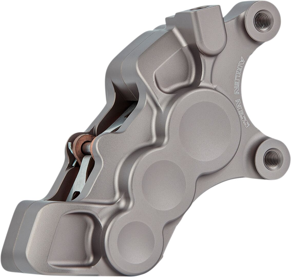6-Piston Differential Bore Brake Calipers Right, 11.8" Titanium Brake Caliper Kits Arlen Ness