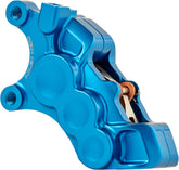 6-Piston Differential Bore Brake Calipers Left, 11.8" Blue Brake Caliper Kits Arlen Ness