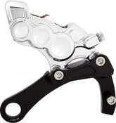 Arlen Ness Rear 6-Piston Brake Caliper Kit, Chrome - 18+ Softail Brake Caliper Kits Arlen Ness