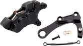 Arlen Ness Rear 6-Piston Brake Caliper Kit, Black - 18+ Softail Brake Caliper Kits Arlen Ness