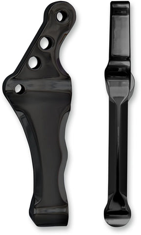 13" Radial Brake Caliper Mounting Bracket Left Single Disc, Black - 00+ Brake Conversion Kits Speed Merchant