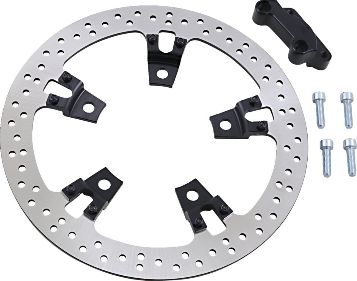 Arlen Ness 14" Right Big Brake Rotor Spoke Mount - 14-23 Touring Brake Rotors Arlen Ness