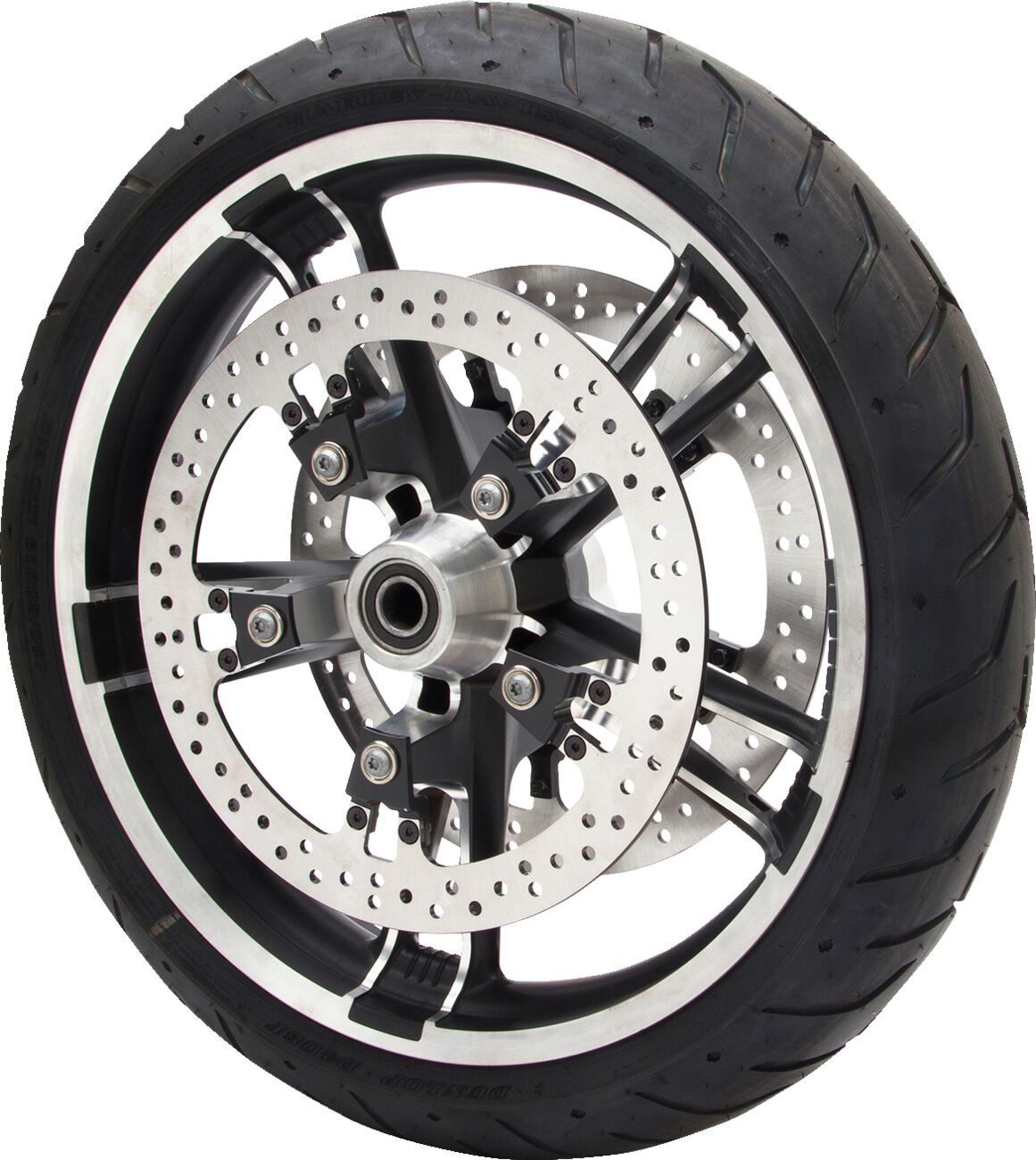 Arlen Ness 14" Right Big Brake Rotor Spoke Mount - 14-23 Touring Brake Rotors Arlen Ness