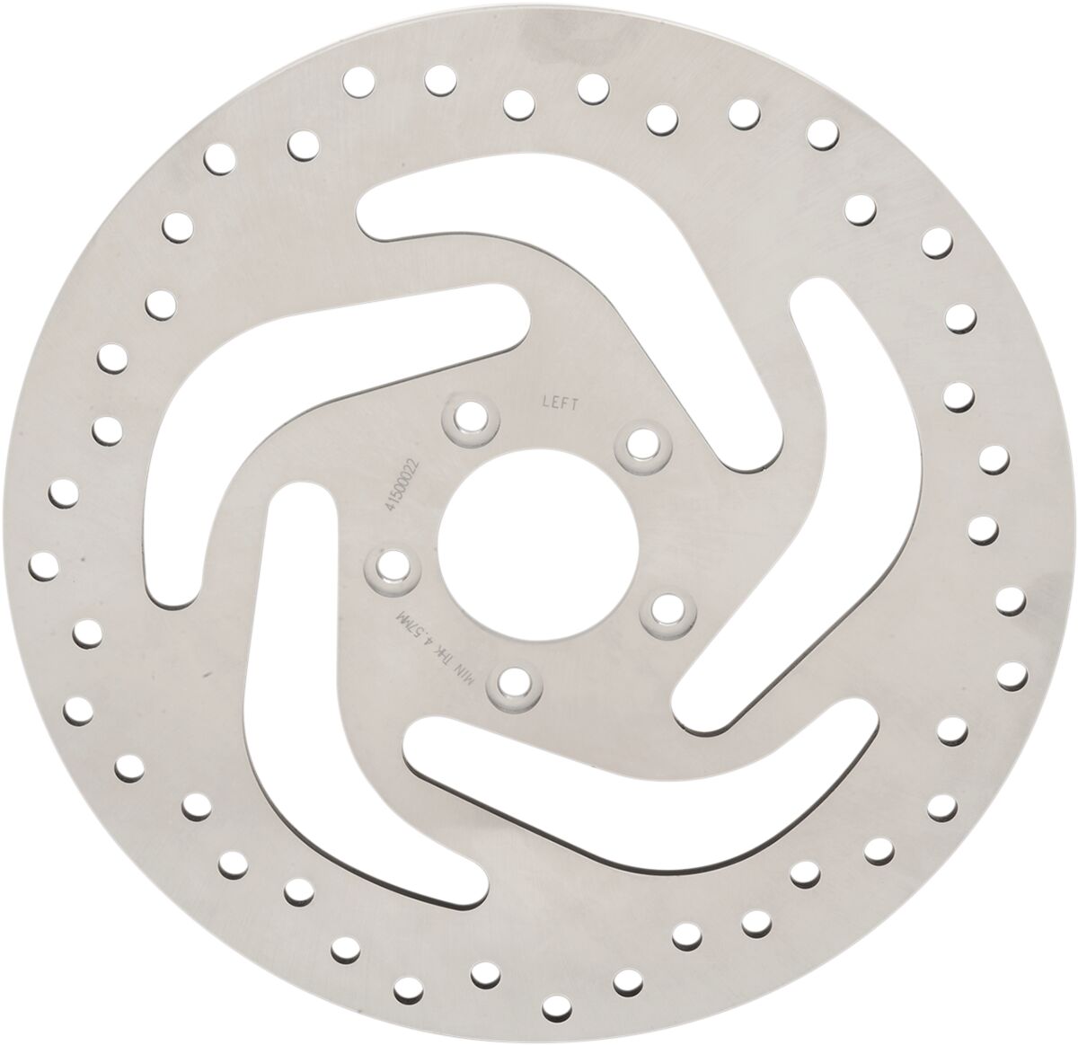 Drag Specialties Stainless Steel Drilled Front Brake Rotor Brake Rotors Drag Specialties