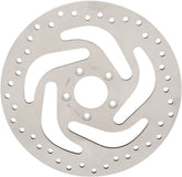 Drag Specialties Stainless Steel Drilled Front Brake Rotor Brake Rotors Drag Specialties
