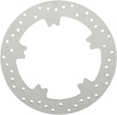 Drag Specialties Rotors Brake 11.8" Front Drilled Polished Stainless Steel Brake Rotors Drag Specialties