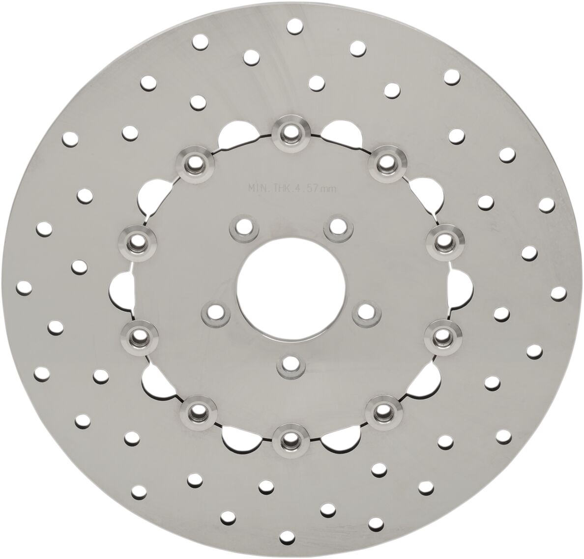 Drag Specialties Rotors Brake 11.8" Front Drilled Stainless Steel Brake Rotors Drag Specialties
