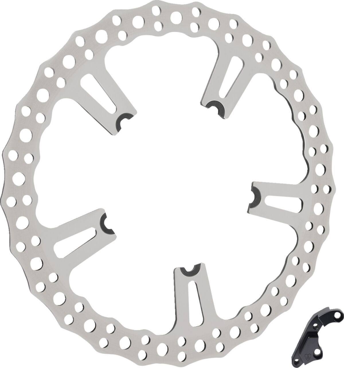 Arlen Ness 15" Right Big Brake Rotor Hub Mount - Dyna Brake Rotors Arlen Ness