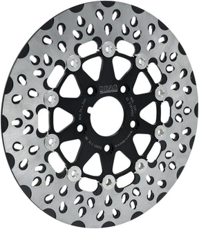 Drag Specialties Brake Rotor Diskle Bk BRAKE ROTORS - STREET Drag Specialties