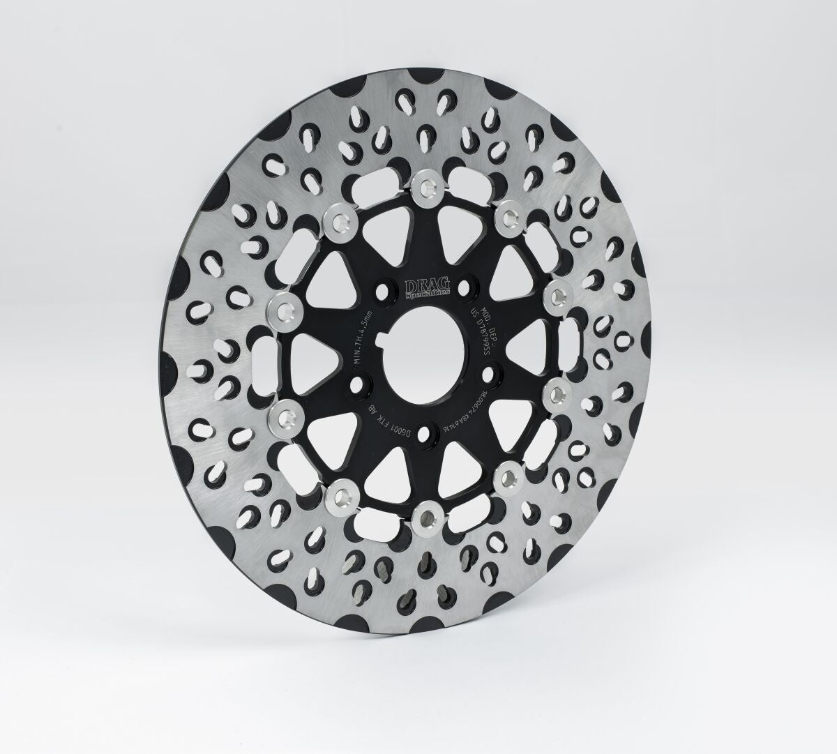 Drag Specialties Brake Rotor Diskle Bk BRAKE ROTORS - STREET Drag Specialties