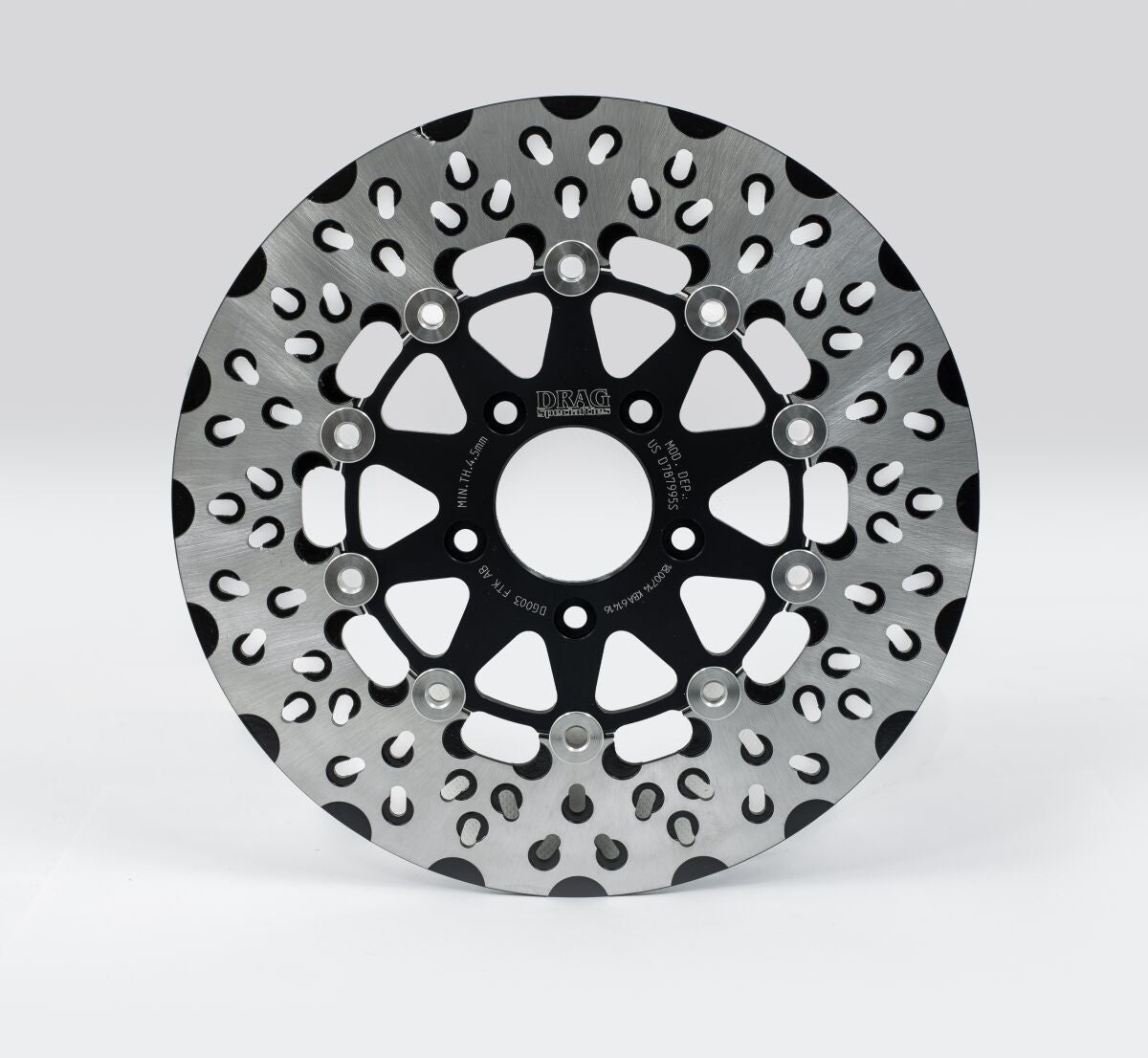 Drag Specialties Brake Rotor Diskle Black Brake Rotors Drag Specialties